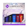 5 Pack Id Lubricant Vaginal/anal Sex Lube Travel Sampler Set Flavored Glide Silk