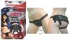 All American Whoppers Black Universal Strap On Harness With Two Different Rings
