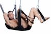 Real Leather Heavy Adult Sex Sling/swing With Stirrups Mountable & Suspendable