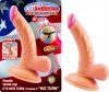 Realskin All American Mini Whoppers 4 Inch Curved Dong With Balls