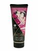 Shunga Erotic Art Massage Cream Raspberry Silky Smooth, Edible And Moisturizing