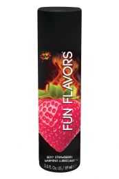 4.1 Oz Bottle Of Wet Fun Flavors Seductive Strawberry Personal Lubricant