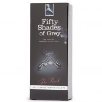 50 Shades Of Grey The Pinch Weighted Nipple Clamps /w Adjustable Pressure Grips