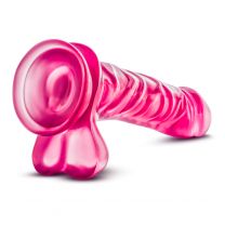 B Yours Basic 8 Inch Pink Magnum Dong Beige