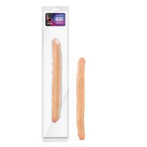 B Yours Double Dong By Blush Novelties, 14 Inch, Ivory Flesh