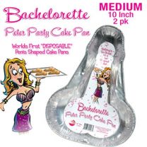 Bachelorette Party Supplies Peter Cake Pan Medium 2 Pack Wedding Bride