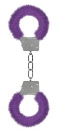 Beginner's Handcuffs Furry Purple, Adult Handcuff