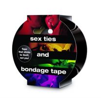 Black Sex Ties & Bondage Tape Adults Couples Play Game 100% Discreet Private