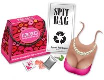 Blow Job Kit, Spit Bag, Pearl Necklace Bib, Id Lube, Popping Candy, Discreet P&p