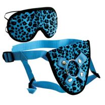 Blue Harness & Mask With Adjustable Straps & Anatomically Correct Positioning