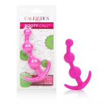 Booty Call Pink Flexible Silicone Beads With Unique Shape And Retrieval Handle