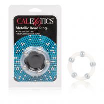 California Exotic Novelties Metallic Bead Ring