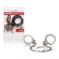 California Exotics Chrome Hand Cuffs 2 Keys Heavy Duty Non Tarnishing 19" Chain