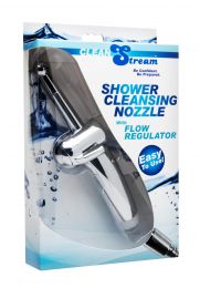 Clean Stream Flow Regulator Nozzle Shower System Attachment Increase Enema