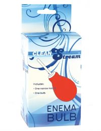 CleanStream Enema Bulb Red