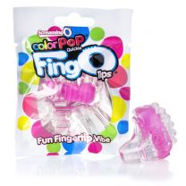 Color Pop Fing O Tip Pink Finger Vibrator
