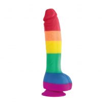 Colours Pride Edition 8 Inch Dong With Suction Cup