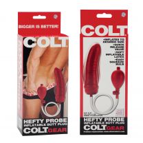 Colt Hefty Probe Soft Inflatable Anal Probe /w Easy Squeeze Bulb & Quick Release