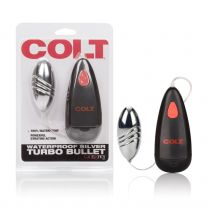 Colt Waterproof Turbo Bullet Vibrator Silver