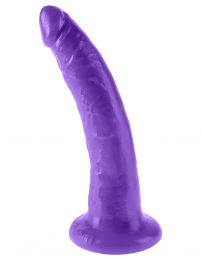 Dillio Purple 7 inches Slim Dildo