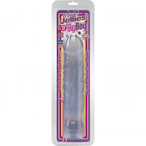 Doc Johnson Novelties Crystal Jellies Big Boy Clear Dong 12in Cd Anal Plugs