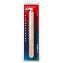 Doc Johnson Veined Double Header Dong, 18 Inch, Natural