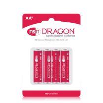 Dragon Super Alkaline Battery 4 Pack in AA