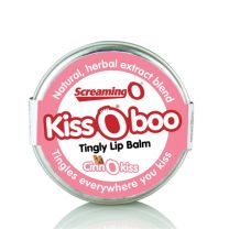 Edible Screaming O Kissoboo Tingly Cinnamon Cinnomint Herbal Extract Lip Balm