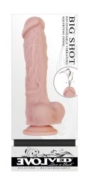 Evolved Big Shot Rechargeable Vibrating Squirting 10 Function Dong