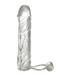Fantasy X-Tensions Vibrating Super Sleeve - Clear