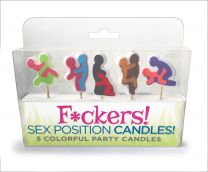 F*ckers Sex Position Candles Set Of 5