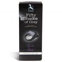 Fifty Shades Of Grey Feel It Baby Cock Ring With Removable Vibrating Bullet