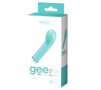 Gee Plus Rechargeable Bullet Vibe Turquoise Blue