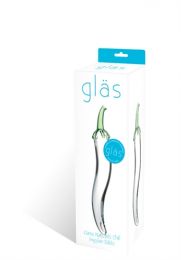 Glas Glass Naturals Chili Pepper Dildo by Electric Eel Inc.