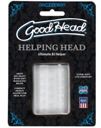 Goodhead Helping Head, Clear, 1 ea