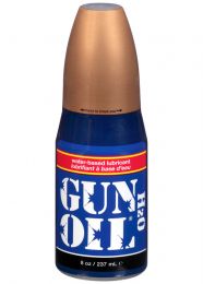 Gun Oil H2O WaterBased Personal Lubricant Intimate Sex Lube 8 Oz Bottles