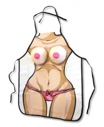Hilarious Big Boobies Apron Funny Adult Naughty Gag Gift Novelty 3d Boobs Soft