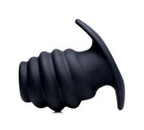 Hive Ass Tunnel Silicone Ribbed Hollow Anal Plug Medium
