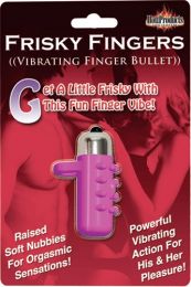Hott Products Frisky Fingers Vibrating Bullet with Silicone Finger Sleeve, 1 ea