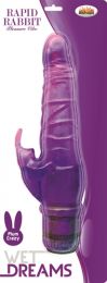 Hott Products Wet Dreams Rapid Rabbit Purple Vibrators