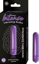 Intense Classic Vibrating Bullet With Pu Coating, 3.25 Inch, Flirty Purple