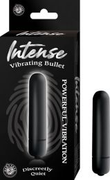 Intense Classic Vibrating Bullet With Pu Coating, 3.25 Inch, Naughty Black