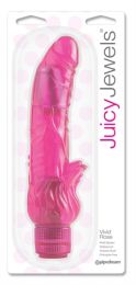 Juicy Jewels Vivid Rose Vibe With A Bendable Shaft That Curves With Your Body