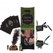 Kama Sutra Trust Me Erotic Play Set Limite Edition 3 Soft Cuff Massage Oil Tips
