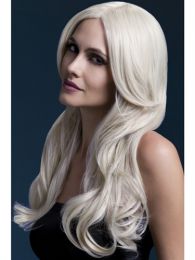 Khloe Wig Blonde Long Wave Adult Halloween Cristmas Womens Accessories Fever