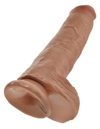 King Cock 11 inches Cock with Balls Tan