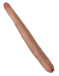 King Cock 16 inches Tapered Double Dildo Tan