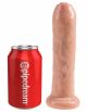King Cock 7 inches Uncut Dildo Beige