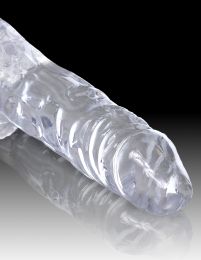King Cock Clear 4 Inches Cock with Balls