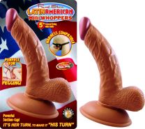 Latin American Mini Whoppers 5 Inch Curved Dildo